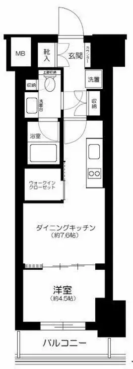 ザ・パークワンズ渋谷本町 3階階 間取り