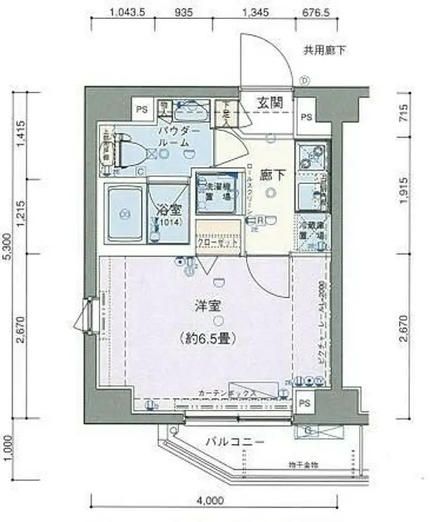 ヴェルト墨田ノース 5階階 間取り