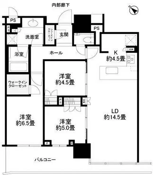 ブランズタワー豊洲 37階階 間取り
