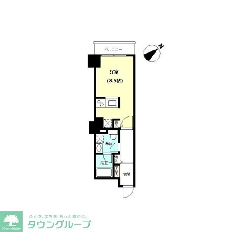 TKフラッツ渋谷 10階階 間取り