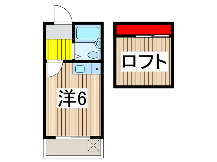 アレックス桂 1階階 間取り