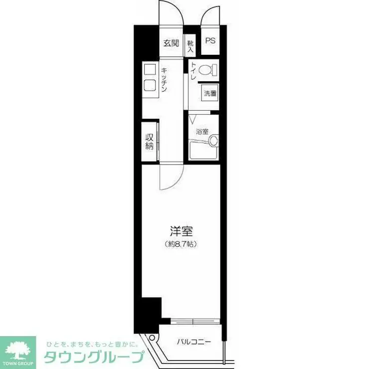 MUSICJOY根岸 6階階 間取り