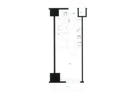 ルーブル羽田西(1K/9階)の間取り写真