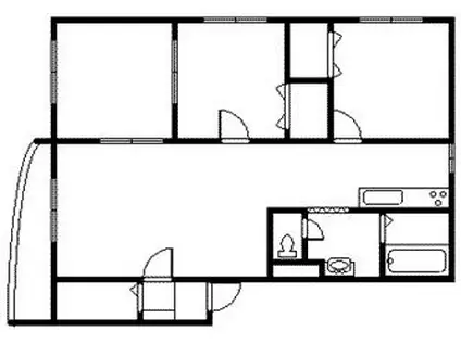 ルミエール東光(3LDK/2階)の間取り写真