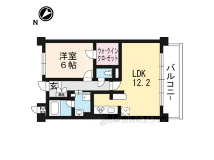 らんずF1(1LDK/2階)の間取り写真