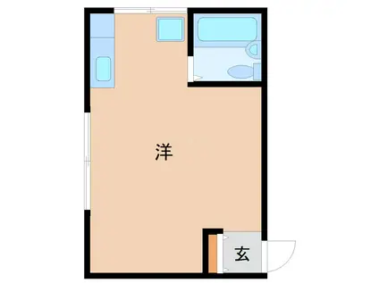 ハイム出屋敷(ワンルーム/4階)の間取り写真