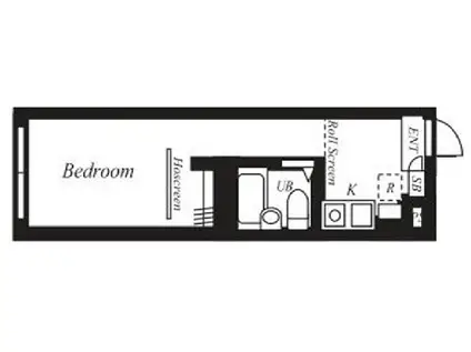 PLATINUM FORME NISHISUGAMO(ワンルーム/1階)の間取り写真