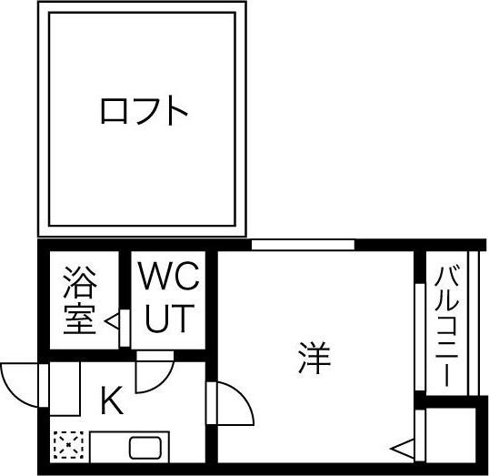 寿キャッスル栄生(1K/2階)の間取り写真
