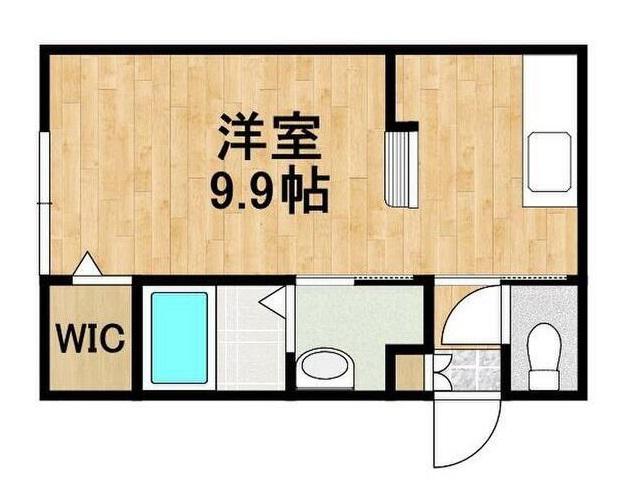 MAISON DE HIRO(1K/2階)の間取り写真