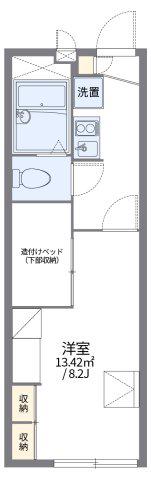 レオパレスKOJIMAIII(1K/2階)の間取り写真