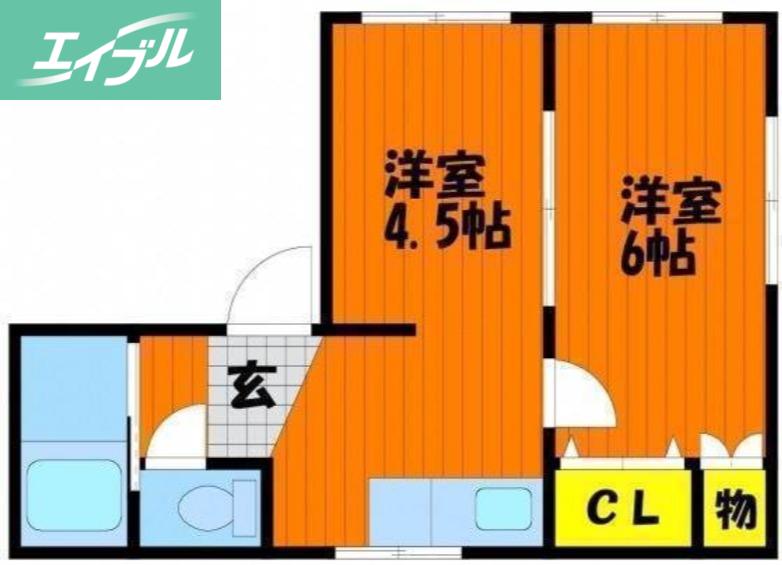 パークアヴェニュー医大北(1DK/4階)の間取り写真