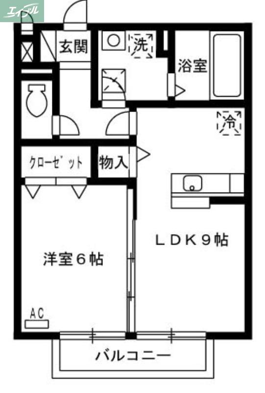 SPICA(1LDK/2階)の間取り写真