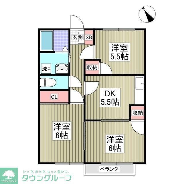 セブンスアローズ(3SDK/1階)の間取り写真