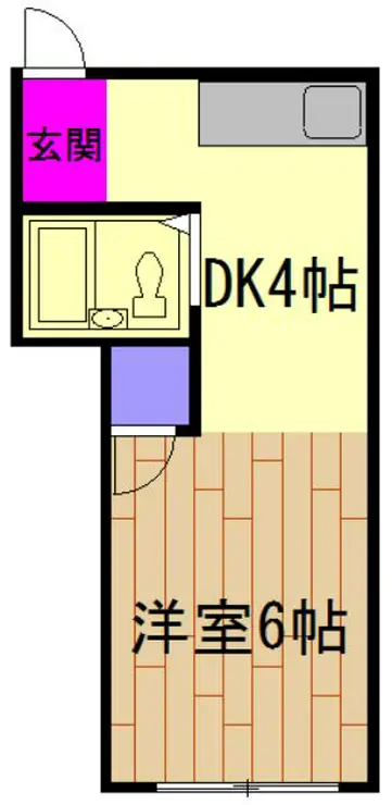 ハイムもりや 1階階 間取り