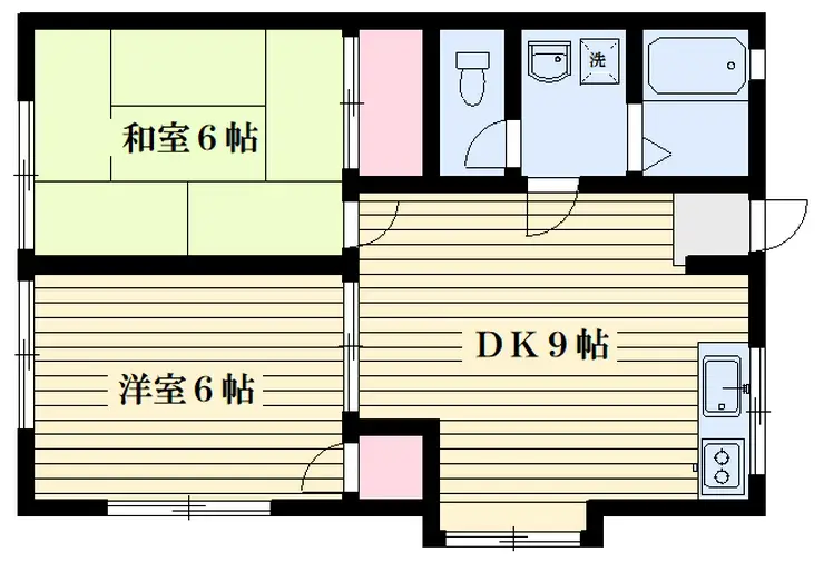 USハイツ 1階階 間取り