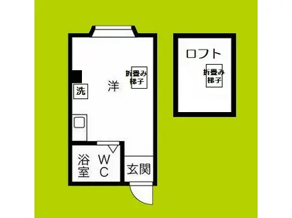 プレアール塚本VII(ワンルーム/4階)の間取り写真