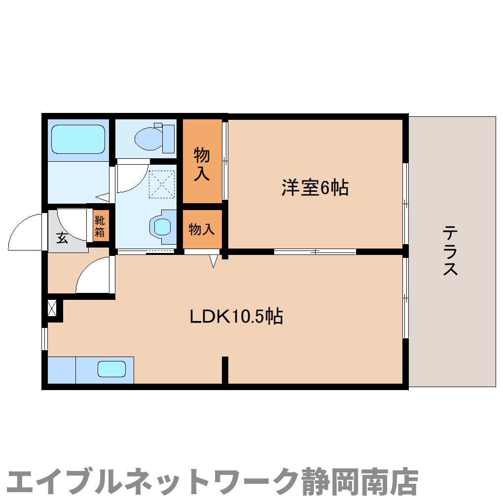 メゾンアストリア(1LDK/1階)の間取り写真