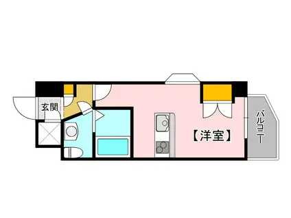 オリエントビル NO.77(ワンルーム/5階)の間取り写真