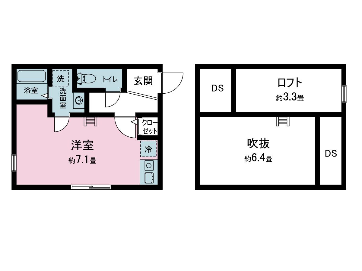 ベステージ大船(ワンルーム/1階)の間取り写真