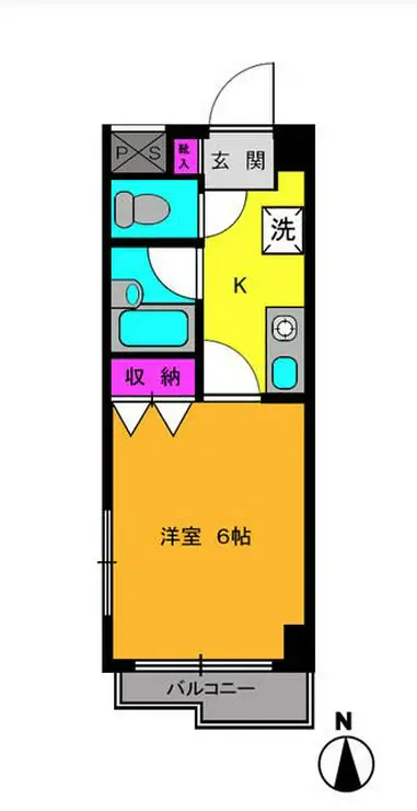 ティファニー舟渡 5階階 間取り