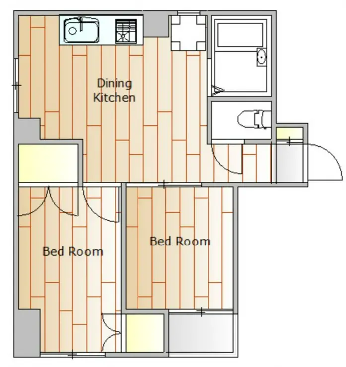 グレイス小山 4階階 間取り