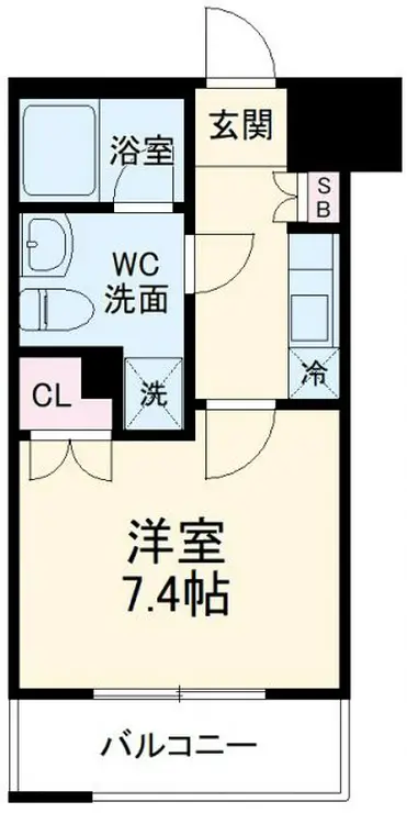 エクセリア溝ノ口 1階階 間取り