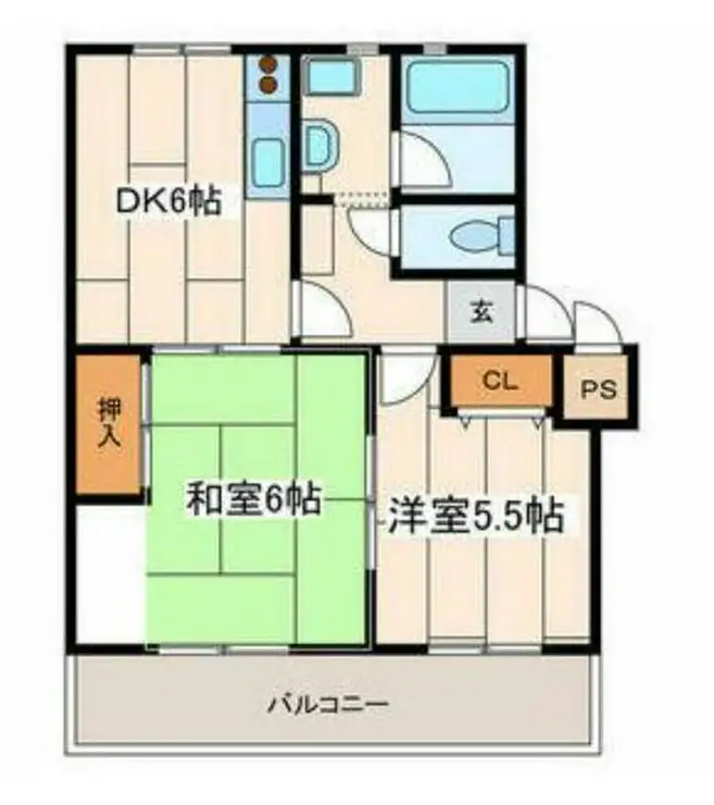 サニーヴィラ 3階階 間取り
