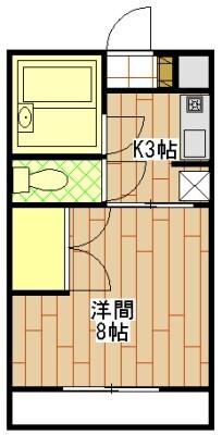エステートエンゼル(1K/1階)の間取り写真