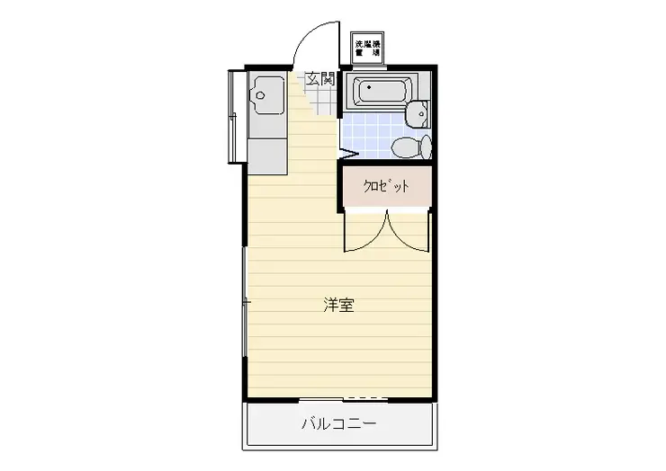 マリン本郷 1階階 間取り