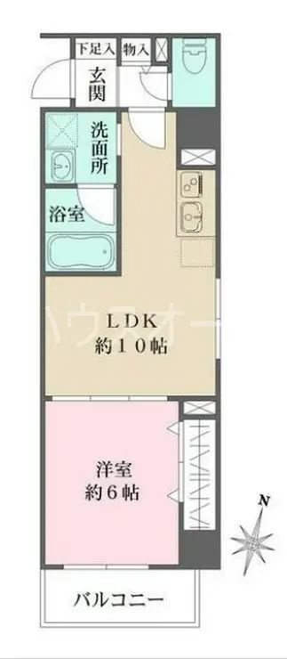 フレア・F 3階階 間取り