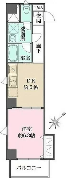 プラチナヒルズ 7階階 間取り