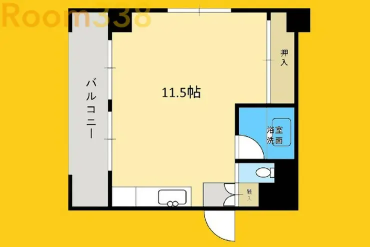 東中野ダイヤモンドマンション 3階階 間取り