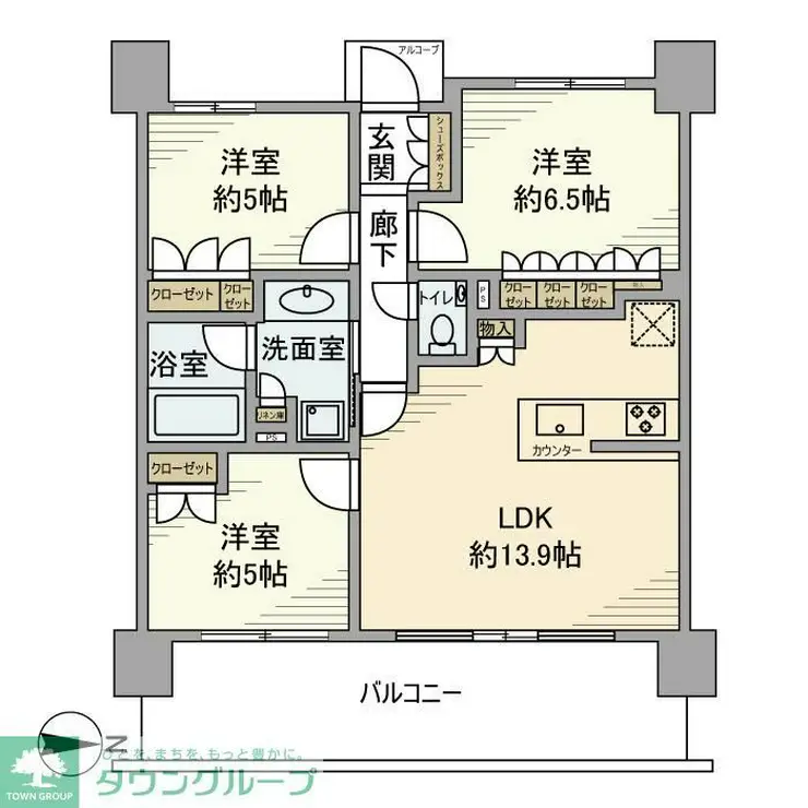 BELISTA高井戸駅前 7階階 間取り