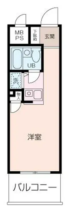 ホーユウパレス北久里浜 3階階 間取り