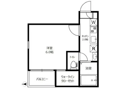 ルヴァンヴェール(1K/3階)の間取り写真