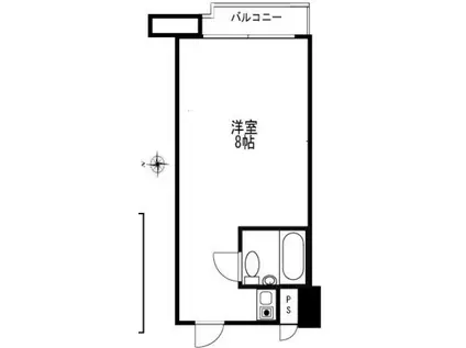 新宿ダイカンプラザA館(ワンルーム/11階)の間取り写真