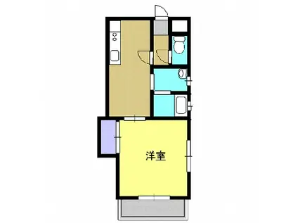 Y&M武(1DK/3階)の間取り写真