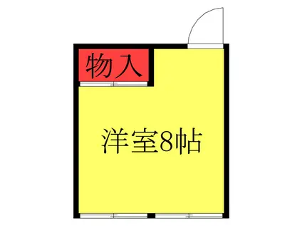 生西寺学寮 興学舎(ワンルーム/2階)の間取り写真