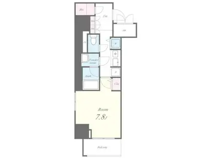 セイワパレス丸の内駅前(1K/12階)の間取り写真