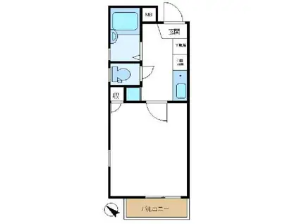 セントエルモ三ノ輪(1K/3階)の間取り写真