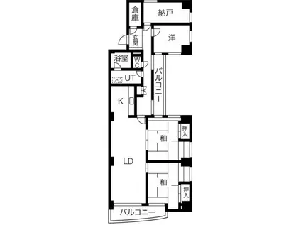 MISTRAL姫路駅南(4LDK/6階)の間取り写真