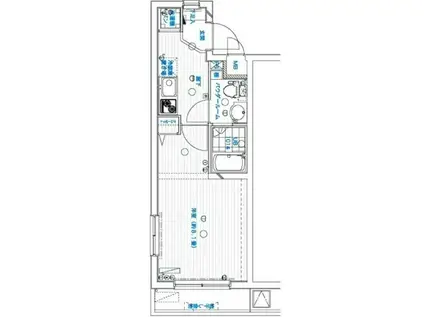 SIN-CITY板橋大山(1K/2階)の間取り写真