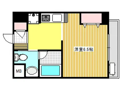 オールインカミウマ(1K/1階)の間取り写真