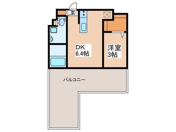 フルハウス赤羽(1DK/12階)の間取り写真