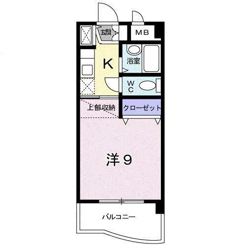 MAISONOHMICHI(1K/3階)の間取り写真