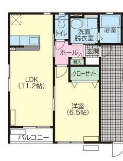 アルタイル(1LDK/2階)の間取り写真