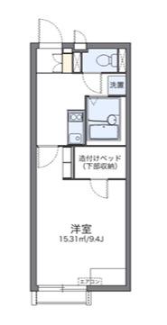 レオネクストコスモII(1K/1階)の間取り写真