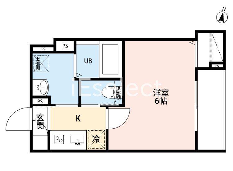 ROBOT HOME 西都賀(1K/1階)の間取り写真