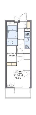レオパレス森ノ宮中央(1K/2階)の間取り写真