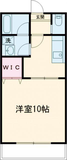LIFE・STAGE A棟(1K/1階)の間取り写真